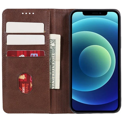 For Huawei nova 12 Pro 5G / nova 12 Ultra 5G Cell Phone Case Anti-fall Calf Texture Leather Wallet Support Stand Cover