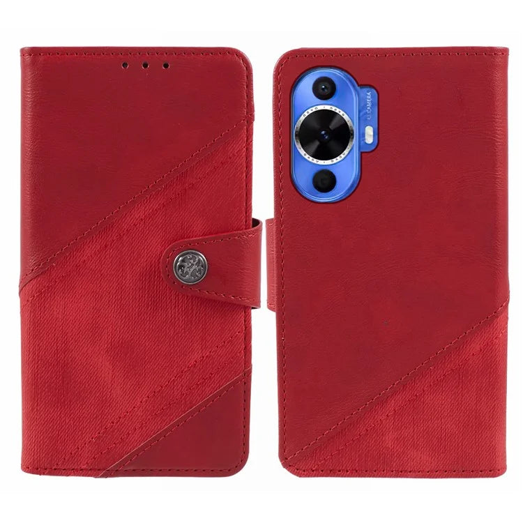 For Huawei nova 12 Lite 4G Case Crazy Horse Texture PU Leather Mobile Phone Shell with Wallet