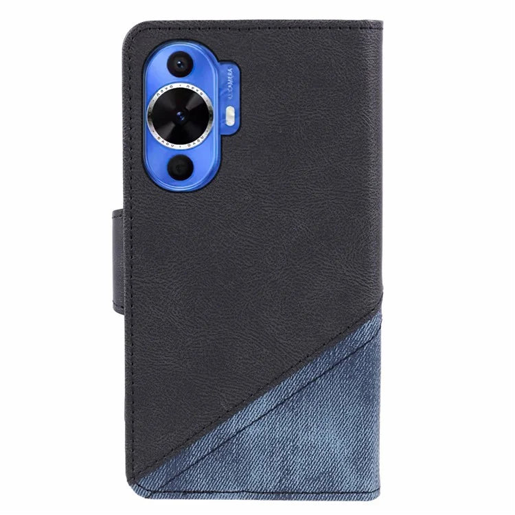 For Huawei nova 12 Lite 4G Case Crazy Horse Texture PU Leather Mobile Phone Shell with Wallet