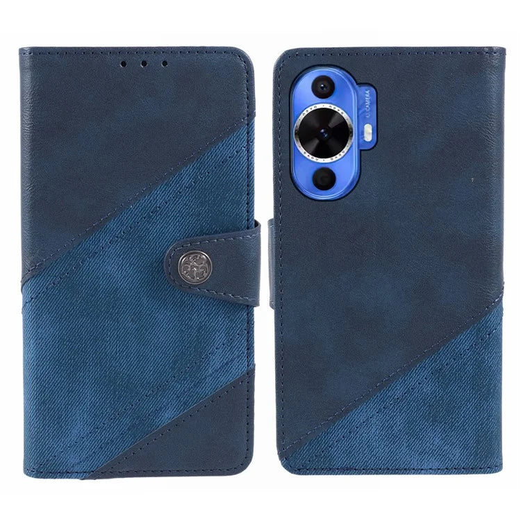 For Huawei nova 12 Lite 4G Case Crazy Horse Texture PU Leather Mobile Phone Shell with Wallet