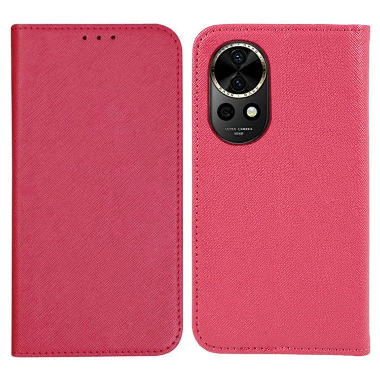 For Huawei nova 12 5G Cell Phone Case Magnetic Auto Closing Shockproof Leather Cover with Wallet