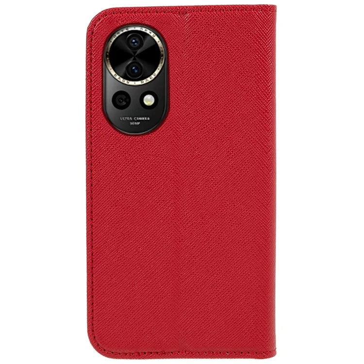 For Huawei nova 12 5G Cell Phone Case Magnetic Auto Closing Shockproof Leather Cover with Wallet