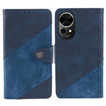 For Huawei nova 12 5G Cell Phone Case PU Leather Splicing Drop-proof Wallet Stand Cover
