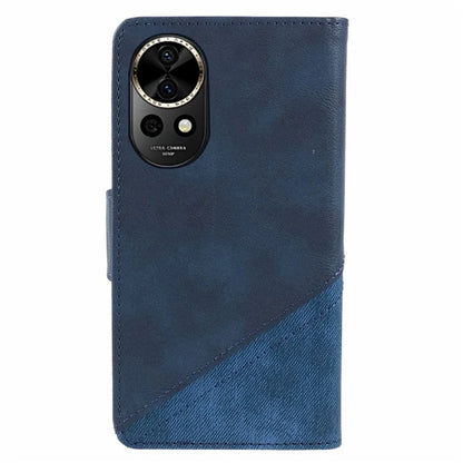 For Huawei nova 12 5G Cell Phone Case PU Leather Splicing Drop-proof Wallet Stand Cover