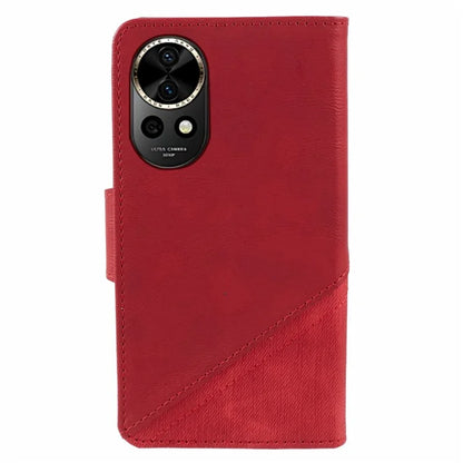 For Huawei nova 12 5G Cell Phone Case PU Leather Splicing Drop-proof Wallet Stand Cover