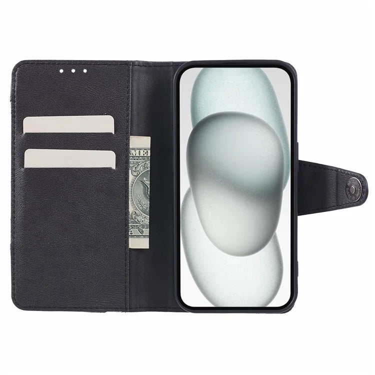 For Huawei nova 12 5G Cell Phone Case PU Leather Splicing Drop-proof Wallet Stand Cover
