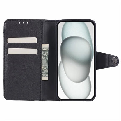 For Huawei nova 12 5G Cell Phone Case PU Leather Splicing Drop-proof Wallet Stand Cover