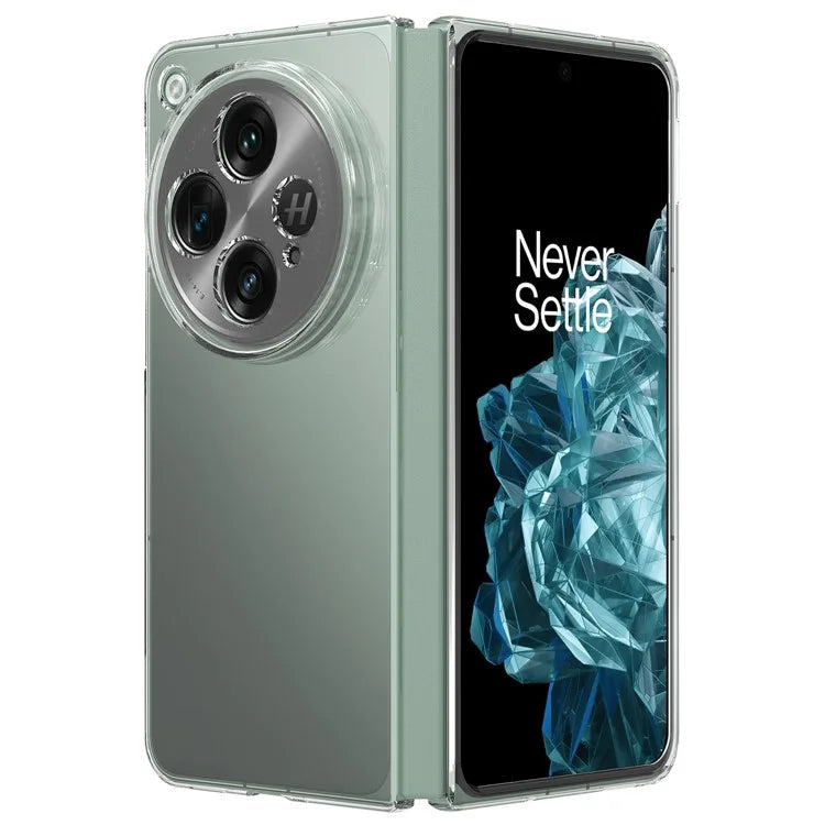 For OnePlus Open / Find N3 5G Transparent Phone Case Acrylic Folding Phone Cover