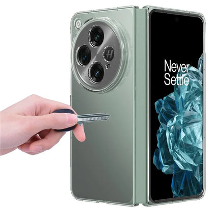 For OnePlus Open / Find N3 5G Transparent Phone Case Acrylic Folding Phone Cover