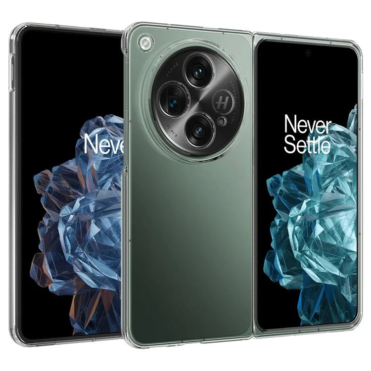 For OnePlus Open / Find N3 5G Transparent Phone Case Acrylic Folding Phone Cover