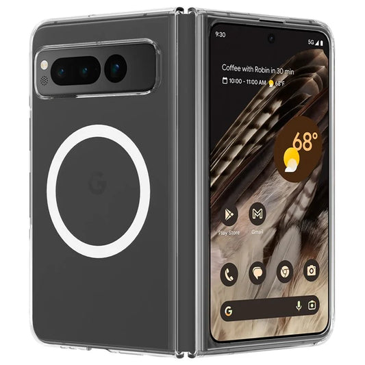 For Google Pixel Fold Magnetic Case Compatible with MagSafe Acrylic Drop-resistant Phone Cover