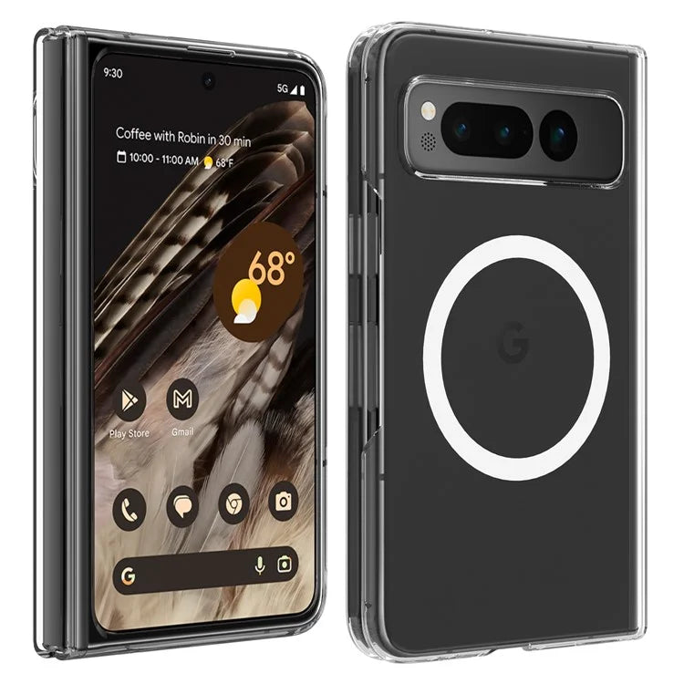 For Google Pixel Fold Magnetic Case Compatible with MagSafe Acrylic Drop-resistant Phone Cover