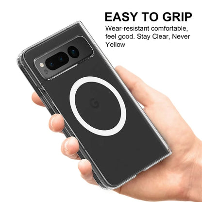 For Google Pixel Fold Magnetic Case Compatible with MagSafe Acrylic Drop-resistant Phone Cover