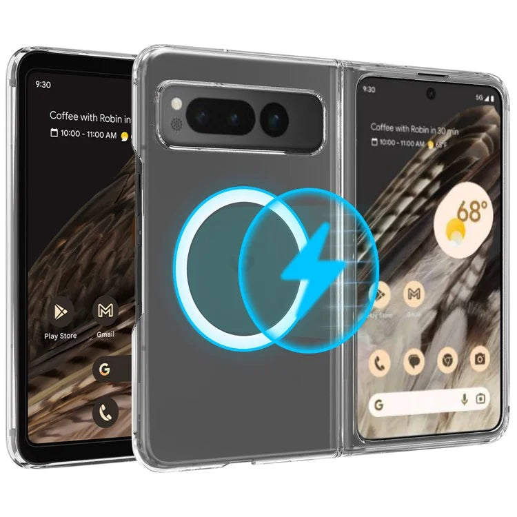 For Google Pixel Fold Magnetic Case Compatible with MagSafe Acrylic Drop-resistant Phone Cover