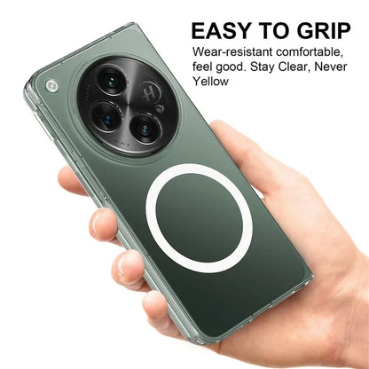 For Oppo Find N3 5G Case Magnetic Acrylic Shockproof Phone Back Shell