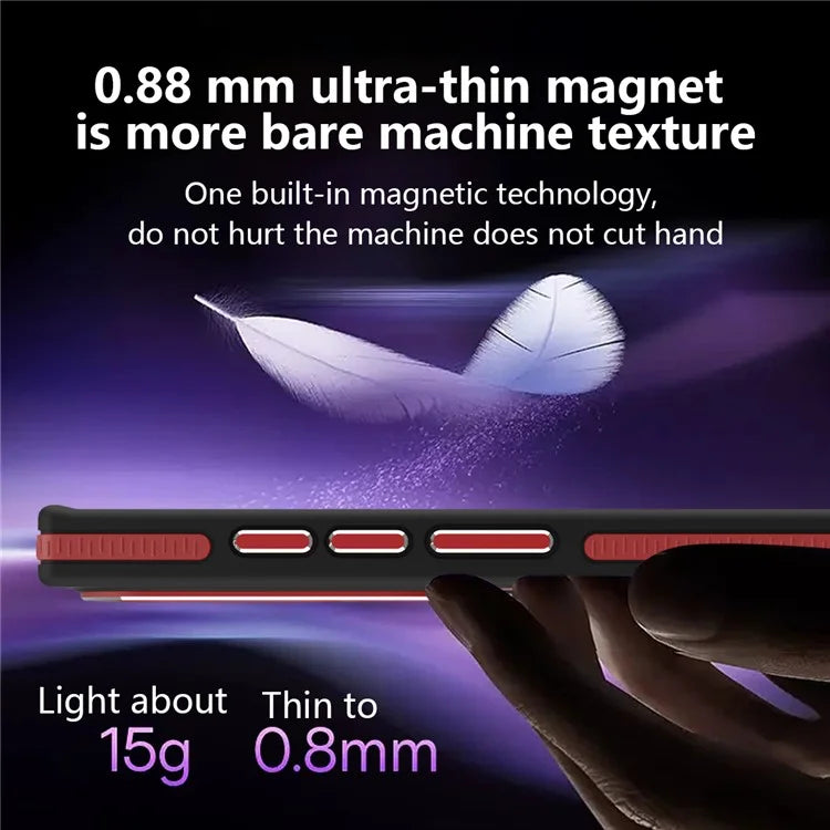 For Samsung Galaxy S23 Ultra Case Slim-Fit TPU+PC Protective Shell Compatible with MagSafe