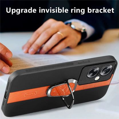 KADEM For Oppo A79 5G / A2 5G Cell Phone Cases Electroplating Watch Pattern Cover with Kickstand
