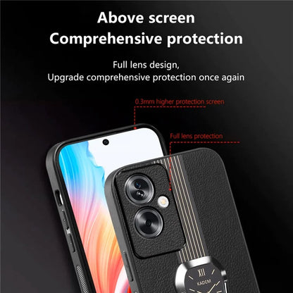 KADEM For Oppo A79 5G / A2 5G Cell Phone Cases Electroplating Watch Pattern Cover with Kickstand
