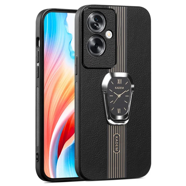 KADEM For Oppo A79 5G / A2 5G Cell Phone Cases Electroplating Watch Pattern Cover with Kickstand