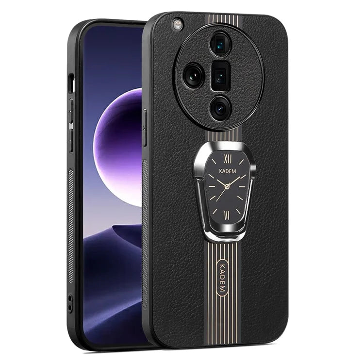 KADEM For Oppo Find X7 Ultra Case Electroplating Kickstand Phone Shell