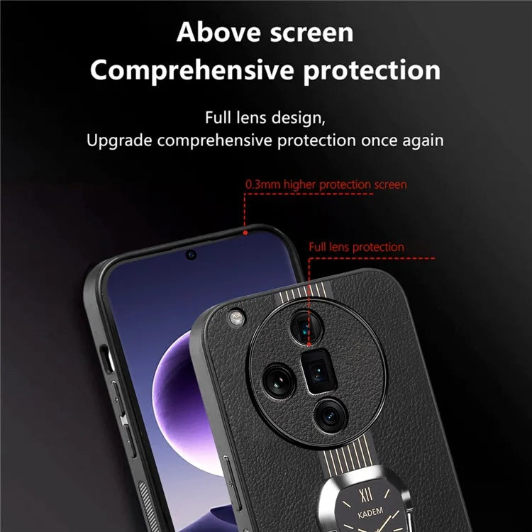 KADEM For Oppo Find X7 Ultra Case Electroplating Kickstand Phone Shell