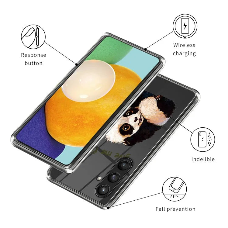 For Samsung Galaxy S24 Phone Case Slim TPU Cover Pattern Printing