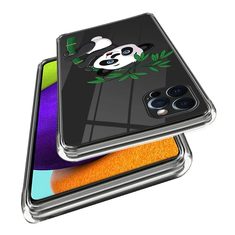 For iPhone 15 Pro Max Pattern Printing Case TPU Phone Back Cover