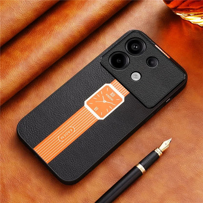 KADEM For Xiaomi Redmi Note 13 4G Electroplating PU+Acrylic+TPU Cell Phone Case