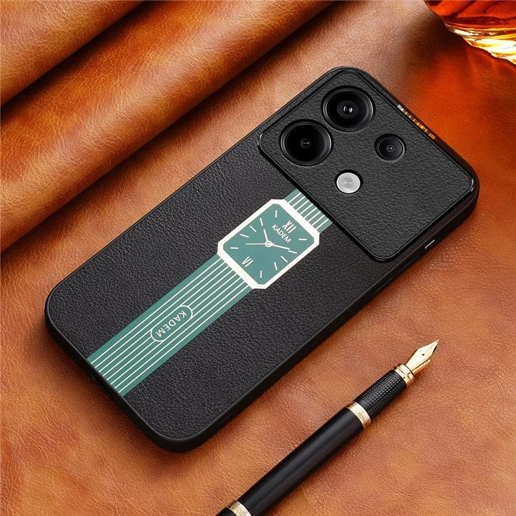 KADEM For Xiaomi Redmi Note 13 4G Electroplating PU+Acrylic+TPU Cell Phone Case