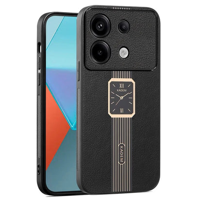 KADEM For Xiaomi Redmi Note 13 4G Electroplating PU+Acrylic+TPU Cell Phone Case