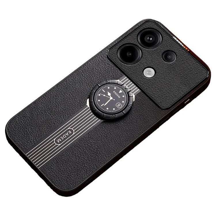 KADEM For Xiaomi Redmi Note 13 4G Cover Ring Kickstand Electroplating Cell Phone Cases