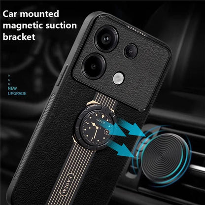 KADEM For Xiaomi Redmi Note 13 4G Cover Ring Kickstand Electroplating Cell Phone Cases
