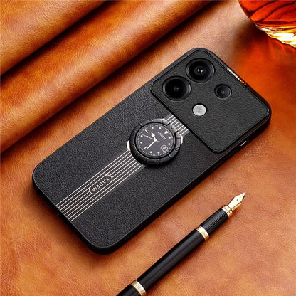 KADEM For Xiaomi Redmi Note 13 4G Cover Ring Kickstand Electroplating Cell Phone Cases