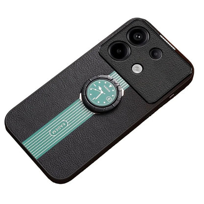 KADEM For Xiaomi Redmi Note 13 4G Cover Ring Kickstand Electroplating Cell Phone Cases