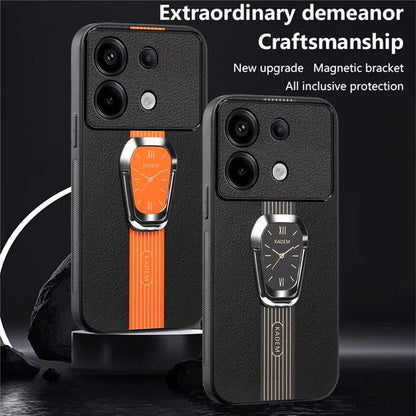 KADEM For Xiaomi Redmi Note 13 4G Cell Phone Case Electroplating Watch Pattern Design Shell