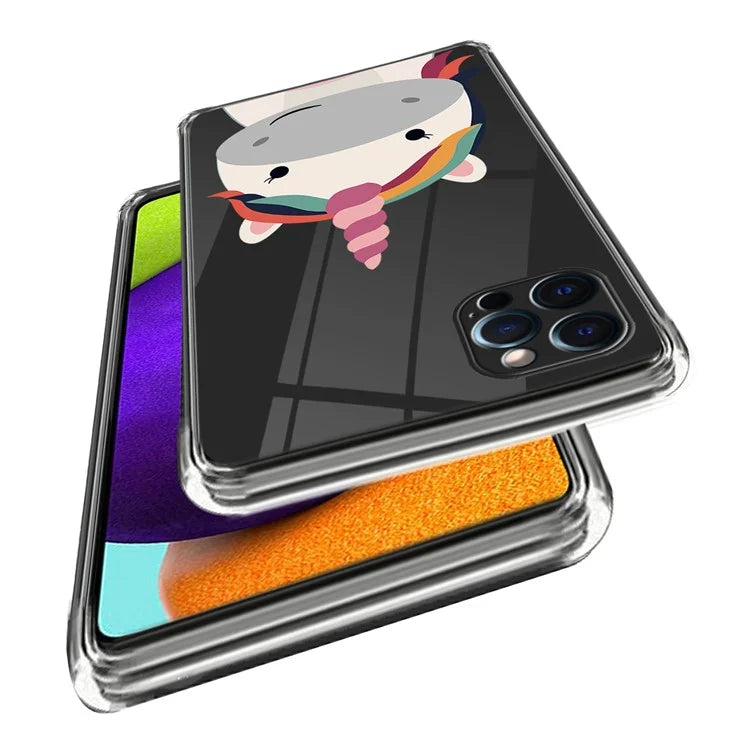 For iPhone 15 Pro Soft TPU Phone Case Pattern Printing Phone Cover