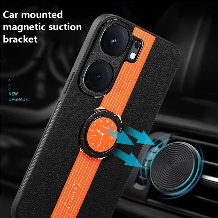 KADEM For vivo iQOO Neo9 5G Cover Ring Kickstand Anti-scratch Electroplating Cell Phone Case