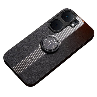 KADEM For vivo iQOO Neo9 5G Cover Ring Kickstand Anti-scratch Electroplating Cell Phone Case