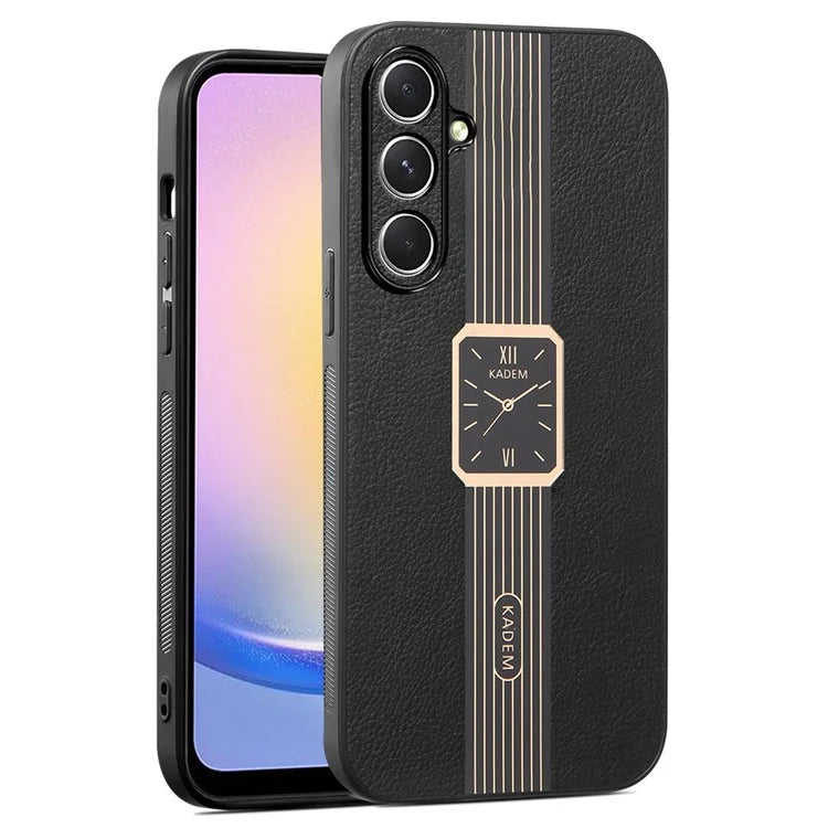 KADEM For Samsung Galaxy A25 5G (Global) (161.0 x 76.5 x 8.3mm) Cell Phone Case Watch Pattern Back Cover