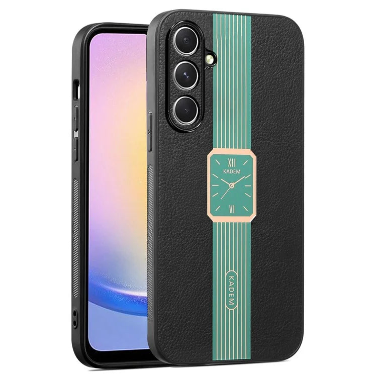 KADEM For Samsung Galaxy A25 5G (Global) (161.0 x 76.5 x 8.3mm) Cell Phone Case Watch Pattern Back Cover
