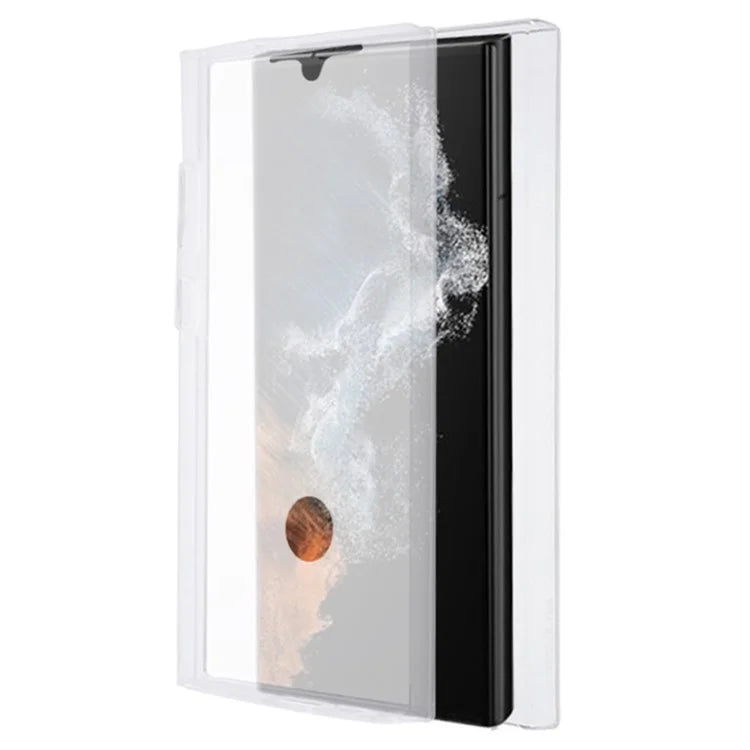 For Samsung Galaxy S24 Ultra Case Acrylic + TPU Phone Cover with PET Film All-Around Protection