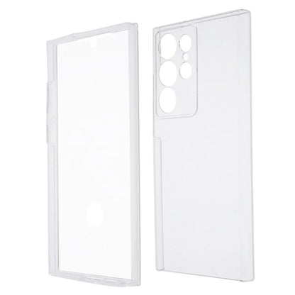 For Samsung Galaxy S24 Ultra Case Acrylic + TPU Phone Cover with PET Film All-Around Protection
