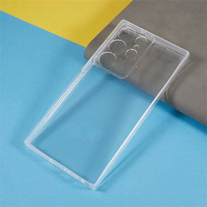 For Samsung Galaxy S24 Ultra Case Acrylic + TPU Phone Cover with PET Film All-Around Protection