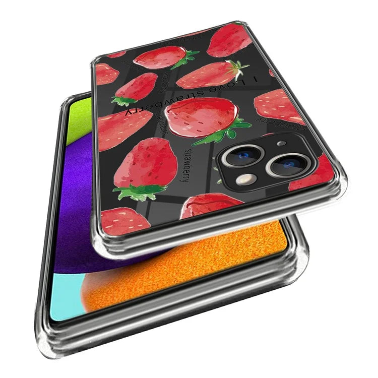 Phone Case for iPhone 15 Pattern Printing Soft TPU Phone Cover