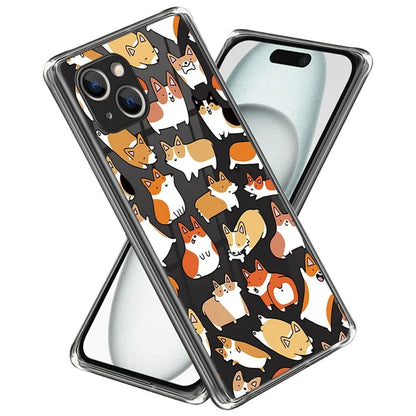 Phone Case for iPhone 15 Pattern Printing Soft TPU Phone Cover
