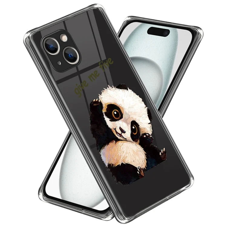 Phone Case for iPhone 15 Pattern Printing Soft TPU Phone Cover