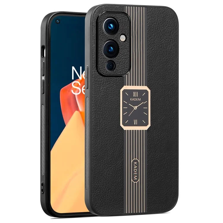 KADEM For OnePlus 9 (EU  /  US Version) Case Electroplated Shockproof Watch Pattern Cellphone Cover