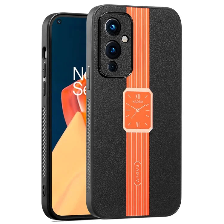 KADEM For OnePlus 9 (EU  /  US Version) Case Electroplated Shockproof Watch Pattern Cellphone Cover