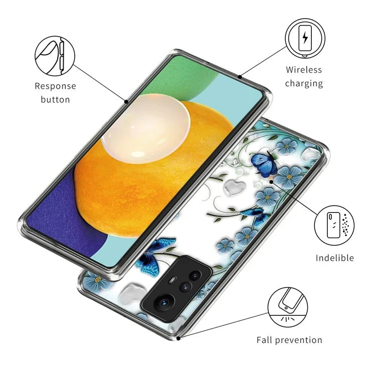 For Xiaomi Redmi Note 12S 4G Case Pattern Printing Soft TPU Phone Back Cover
