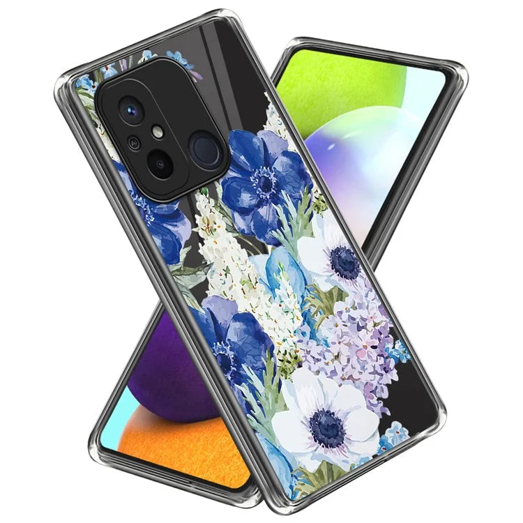 TPU Case for Xiaomi Redmi 12C 4G Pattern Printing Phone Cover Protector